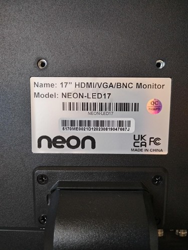 Neon led cctv monitor - neon,