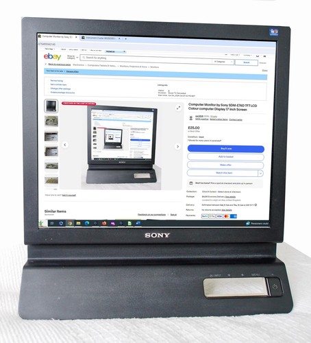 Sony computer monitor - sony, sdm-e76d